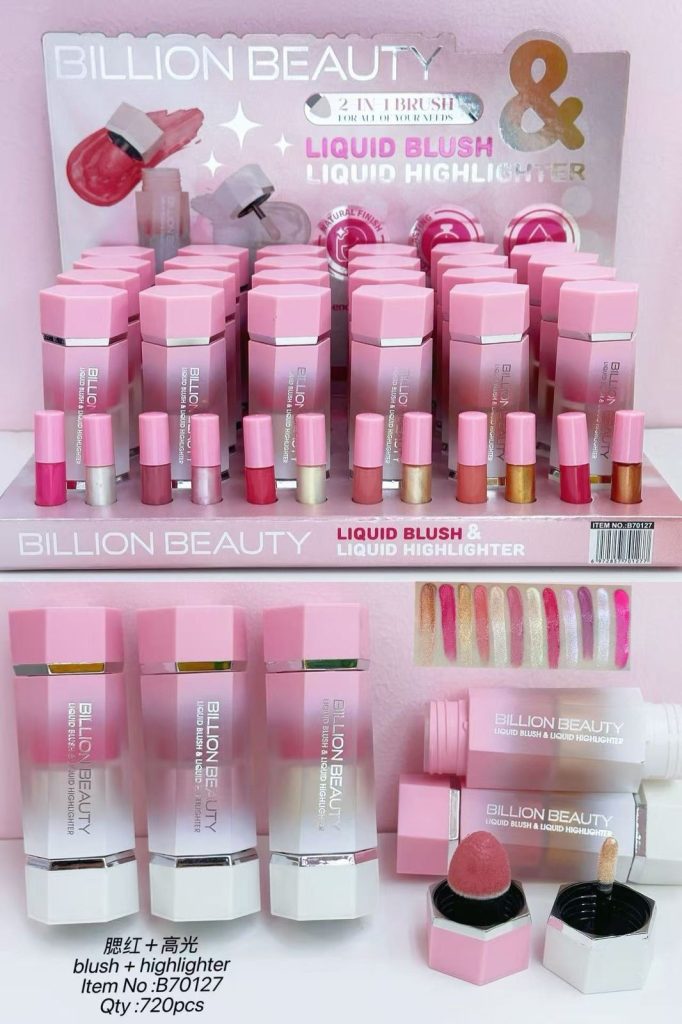 BILLION BEAUTY 2 in 1 Liquid Blush & Liquid Highlighter