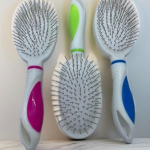 China Steel Pin Hair Brush 1 Pc (White)