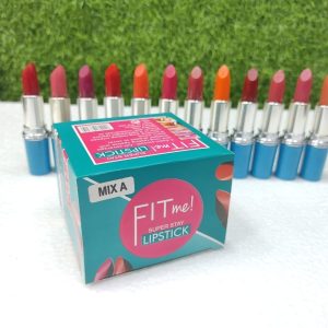 FIT ME Matte Lipstick 12 Pcs Box (Setting A)