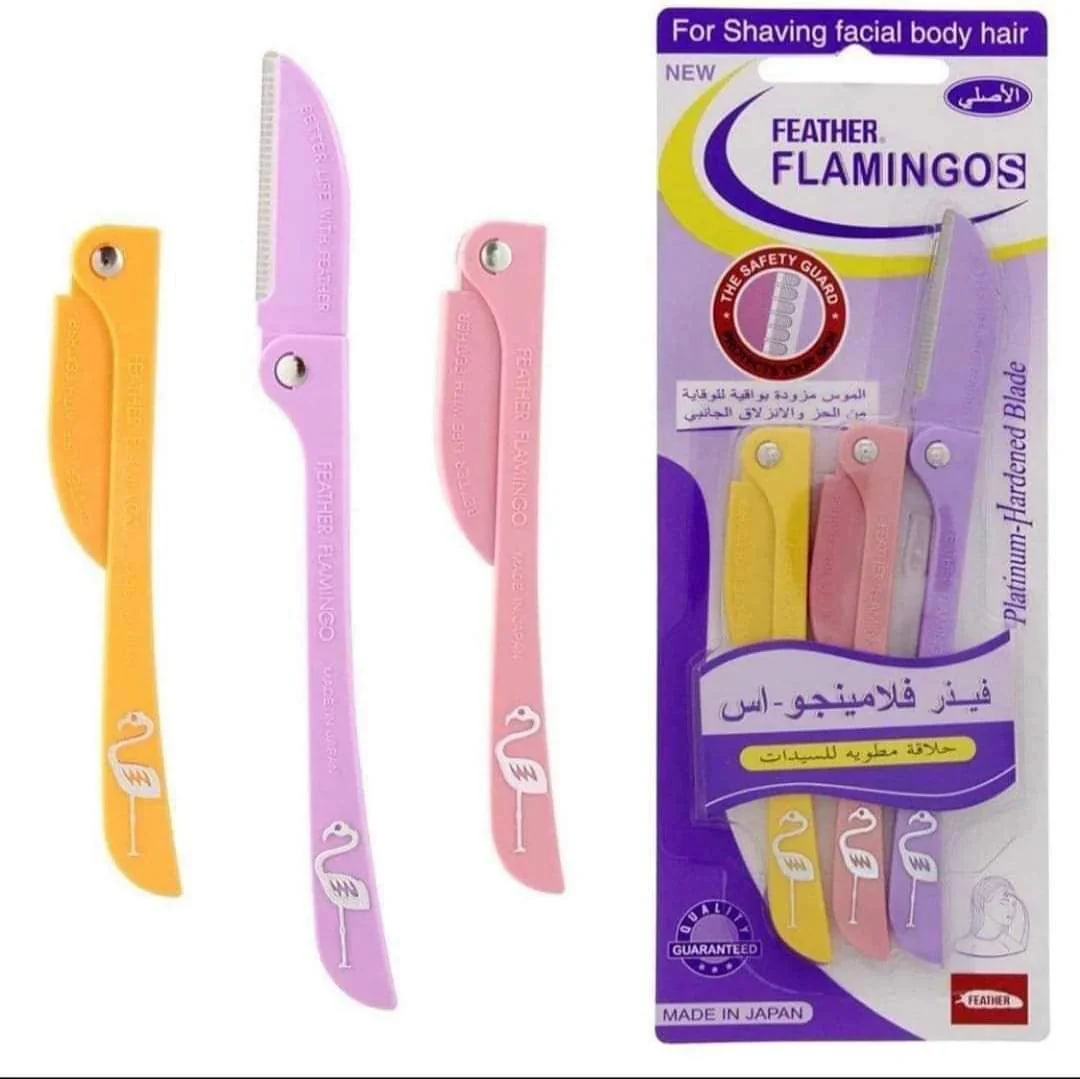 Flamingo Eyebrow Razar (3 PCs Pack)