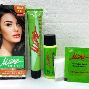 Mizz Brazil Hair Color 1 Pack (Black)