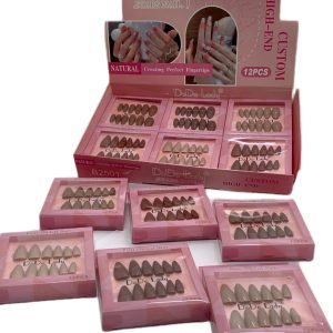 Pink Key Nails (Item No 24926 Custom High-End)