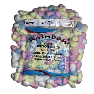 Rainbow Cotton Balls 1 Pack