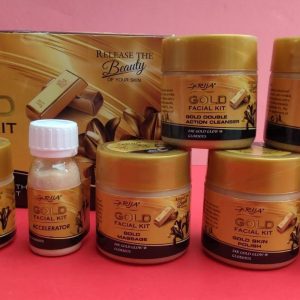 Rija 24K Gold 6 Step Facial Kit Box