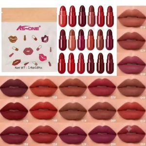 Capsules Matte Lipstick (18 pcs pack)